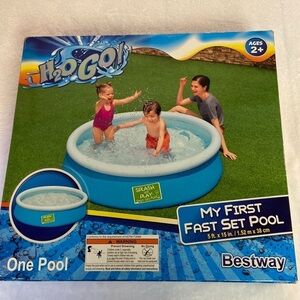 Bestway H2O Go! My First Fast Set Pool New in box. Ages 2+